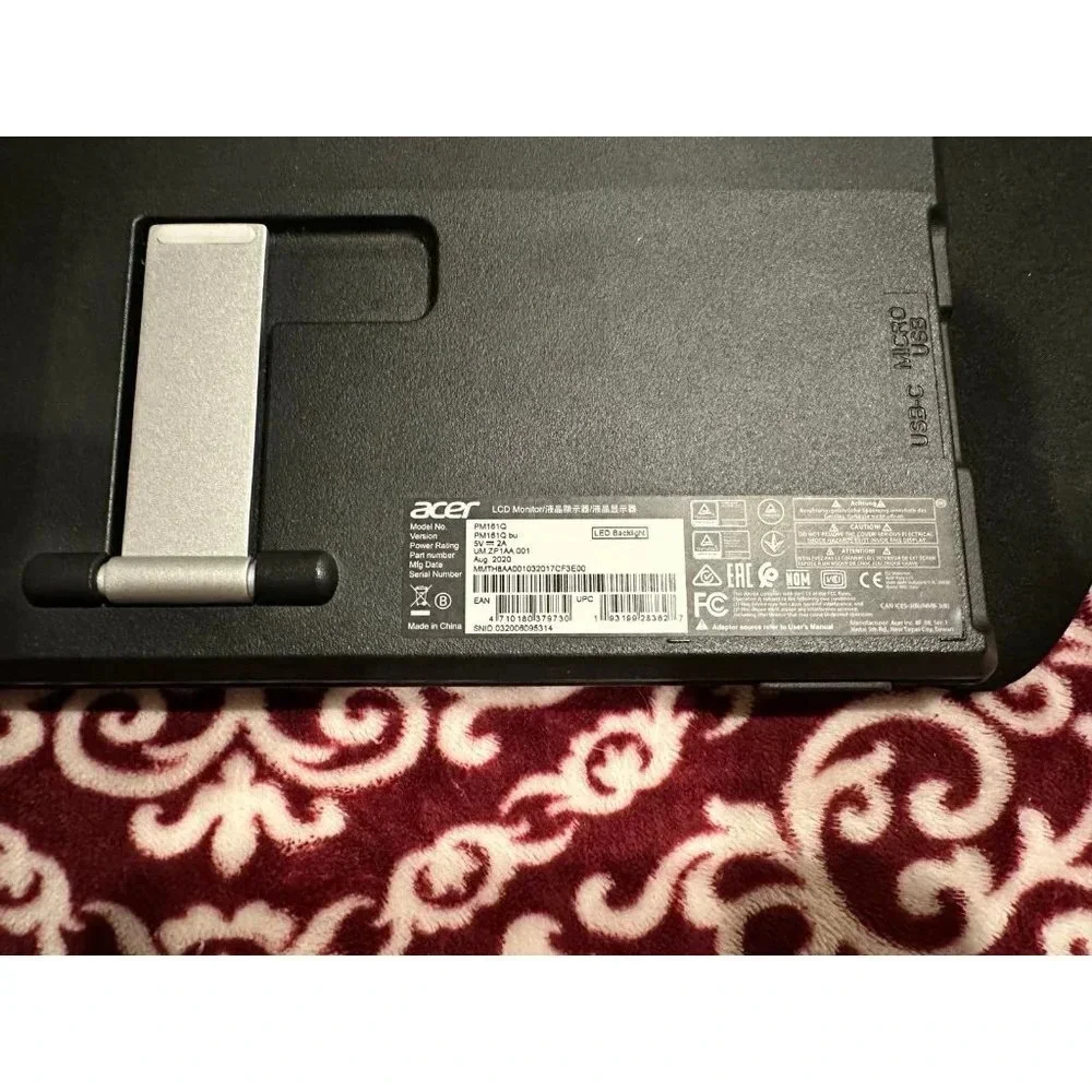 Acer PM1 Portable Monitor FOR PARTS